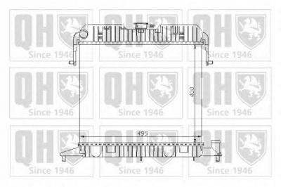 QUINTON HAZELL qer1226 -  Радиатор, охлаждение двигателя